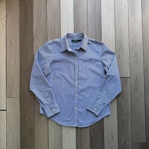 Lauren Ralph Lauren Pinstriped No-Iron Shirt